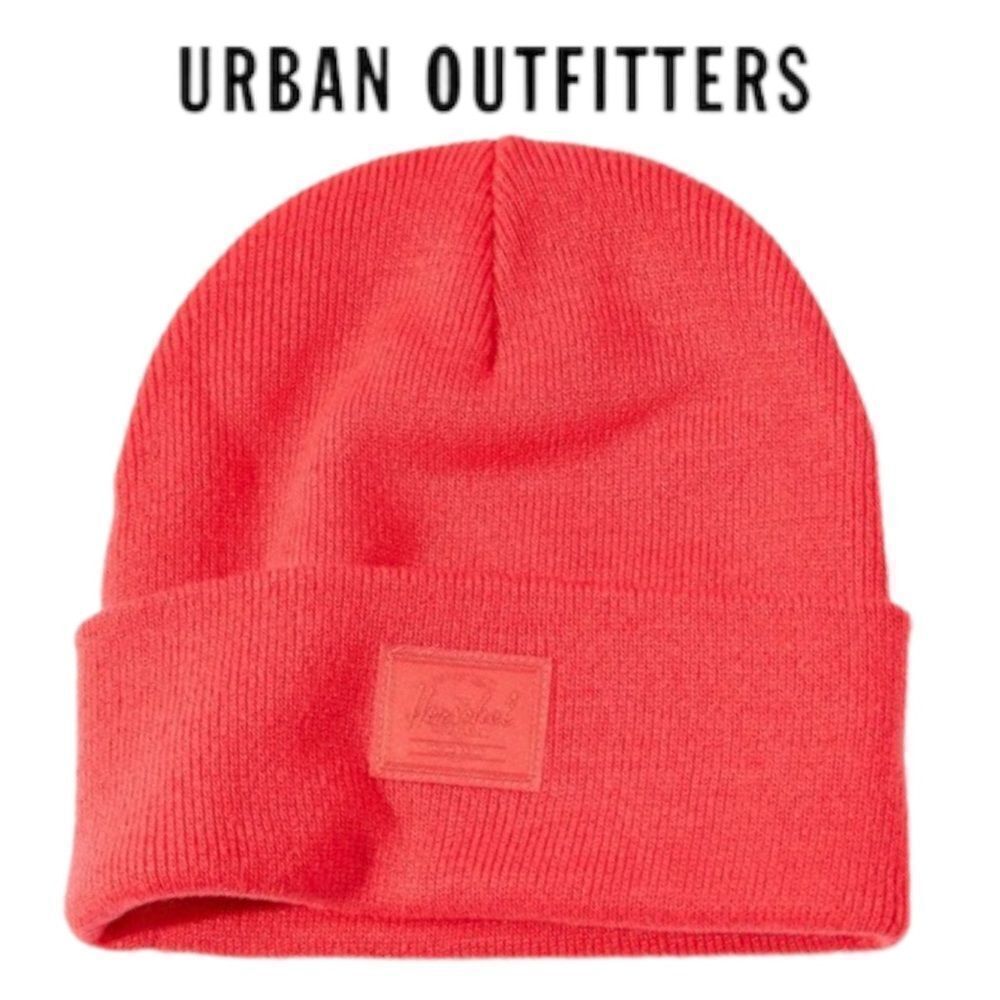 NEW Herschel Supply Co. Coral UO Urban Outfitters Elmer Cap Hat Beanie